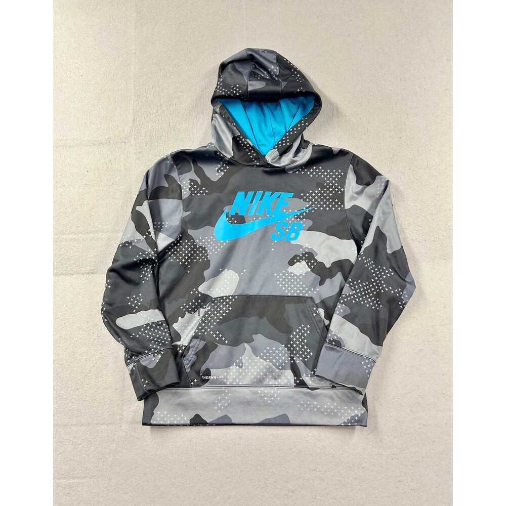 Kids Nike SB Camo Hoodie Youth Large